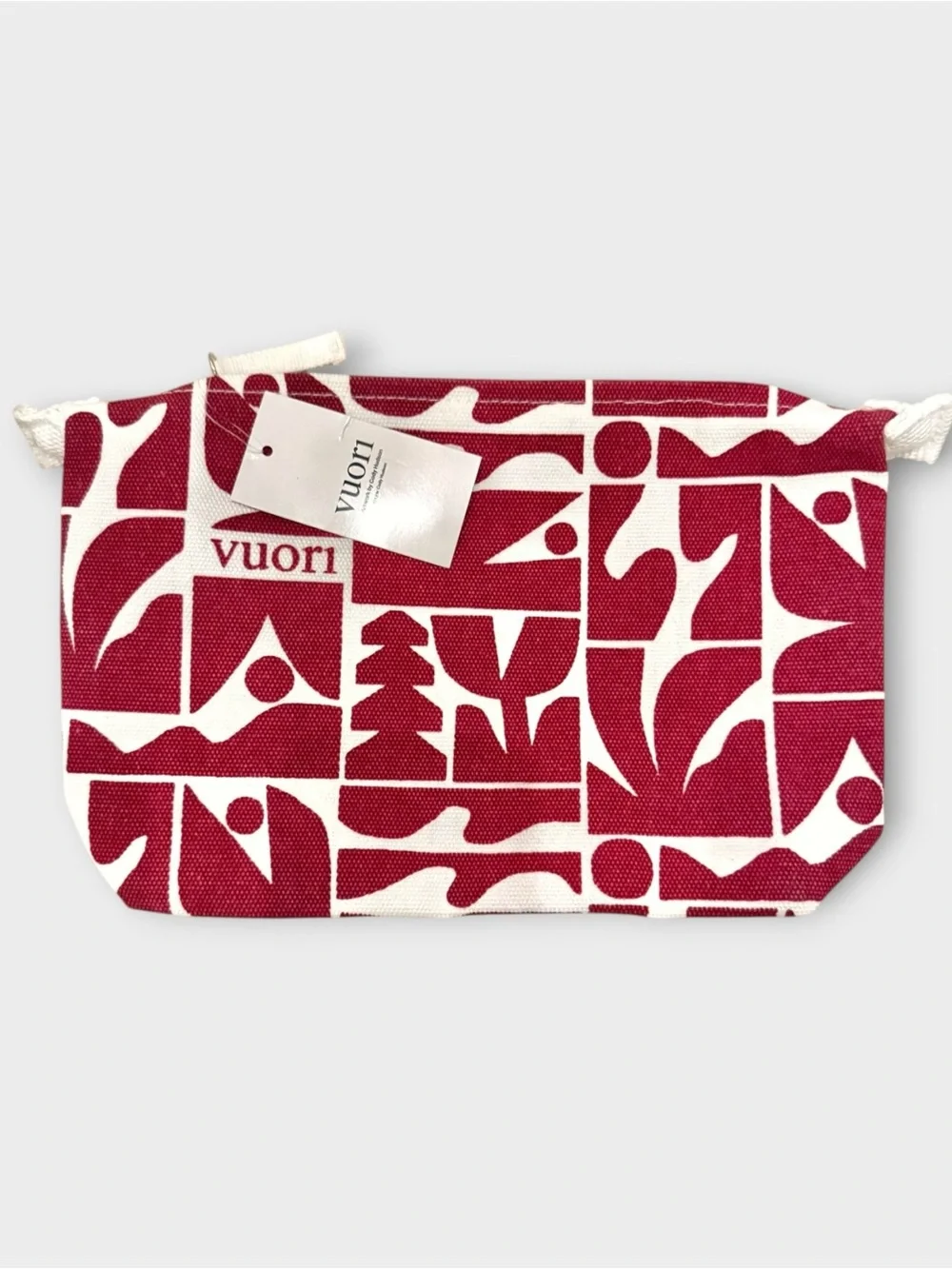 NWT Vuori Limited Edition Canvas Zippered Pouch Bag